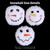 Aneco 12 Pack Snow Toy Ball Set Plush Snowmen Balls Snow Fight Ball with A Bag Realistic for Adult Kid Winter Game