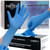 FINITEX Blue Disposable Nitrile Exam Gloves - 200 PCS/BOX 3.5mil Rubber Powder-Free Latex-Free Medical Examination Home Cleaning Food Gloves, LARGE