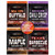 MaxJerky Jerky Variety Pack, Montreal Maple Bacon, Texas BBQ Beef Jerky, New York Buffalo Chicken Jerky, and Sichuan Chili Chicken Jerky (4 Pack)
