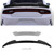 NTING Venom Series V2 Style Rear Wickerbill Spoiler for Dodge Charger 2015-2023 SRT ScatPack Hellcat, 2 Pcs Add-on Type Wicker Bill Spoiler with RivNut Tool, Gloss Black