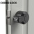 PUGED Door Knob Lockout Device Cover to Disable Doorknob/Faucet/Water Valve Hose Lock Door Handle Temporary Lock for Bedroom Door from Outside