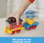 Thomas & Friends Toddler Toy My First Brake Car Bruno Push-Along Vehicle with Stacking Cargo for Preschool Kids Ages 18+ Months