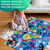 QUOKKA Ocean Felt Board for Toddlers 61 PCS - Double-Thick Felt Board Story Set with Large 39х27,7 in. Durable Wall Activity Panel - Ideal for Storytelling Indoor Toddler Activities and Classroom