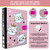 Decorably Glittery A5 Cat Diary for Girls Ages 6-8 with Lock and Music, 160 Notebook Journal Pages with USB Charging Cable, Gift for Kids