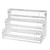 YWJLQH Makeup Paint & Brush Organizer Rack Pen Display Stand, Multi-Level Plastic Organization Rack Pencil Holder, Clear Pen Display Holder 3 Layer 144 Holes for Craft Shows