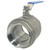 DAN SPEED 4" NPT Female 316 Stainless Steel Full Port Ball Valve Vinyl Handle WOG1000