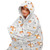 BINSUNS Oversized Wearable Hoodie Blanket, Soft Fuzzy Microfiber & Sherpa Wearable Blanket Sweater with Giant Pocket - One Size Fits All for Adult Women Men(Puppy)
