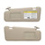 NHILES Left Driver & Right Passenger Side Sun Visor Compatible with Toyota Highlander 2008 2009 2010 2011 2012 2013 Replaces# 74320-48500-B0 74320-0E050-B0 Color Beige