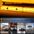 Nilight 29.5" Roof Top Strobe Lights 56LED Hazard Light Emergency Safety Warning LED Flashing Bar Magnetic Mount 12V 24V Cars Trucks Tractors Snow Plows Construction Vehicles