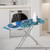 LJMKZJN Peacock Ironing Board Cover, Suitable for All Standard Ironing Boards, 4-Layer Extra-Thick Pad, Elastic Band, Iron Resistance and Heat Reflection (55" x16)