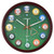 OSTAR Big Large Billiard Pool Ball Wall Clock, Battery Operated, Cue Hand, Non Ticking Quality Quartz, 14" Snooker Game