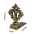 Door Stoppers for Bottom of Door Cast Iron Decorative Door Stop Wedge Doorstops (Antique Gold)
