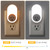 Dawnrise Night Lights Plug Into Wall, Dusk to Dawn Sensor Night Light with Power Outlet, CCT 2200K or 4000K, 5Lm or 20Lm Adjustable Brightness for Bedroom, Kitchen, Living Room, Office, 2PK
