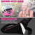 PYFK Running Belt Hydration Waist Pack with Water Bottle Holder for Men Women Waist Pouch Fanny Bag Reflective (Rose Red)