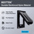 [5 Pack] BESTTEN Outdoor Outlet Wallplate Cover for GFCI and Decor Receptacle, Weatherproof, Vertical/Horizontal Auto-Closing Lid, Black, H4.65" x W2.87" x D0.71"