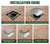 Natotela 24x24 inch Invisible Stainless Steel Manhole Cover and Frame,Recessed Square Tile In manhole cover Stainless Steel Sewage Cover,Embedded Outdoor and Indoor Metal Inspection Cover for Pavement Natotela 24x24 inch Invisible Stainless Steel Manhole Cover and Frame,Recessed Square Tile In manhole cover Stainless Steel Sewage Cover,Embedded Outdoor and Indoor Metal Inspection Cover for Pavement