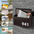 KYODOLED Wall-Mount Mailbox, Large Capacity Mail Box, Galvanized Steel Rust-Proof Metal Post Box, Mailboxes for Outside,15.7"x9.9"x4.9" Bronze