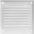 Vent Systems 4'' x 4'' Inch (Overall Dimensions) - White Air Vent Cover Metal Air Return Grill with Built in Mesh Screen HVAC Vent Duct Cover for Home Improvement - Exhaust, HVAC Ducting Ventilation