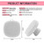 Face Scrubber 2Pack Silicone Face Scrubber for Men, Facial Cleansing Brush Silicone Face Wash Brush Manual Waterproof Cleansing Skin Care Face Brushes for and Exfoliating