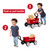 Radio Flyer My 1st Wagon with Teddy Bear, Red