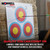 Morrell 100 Count 3 Spot Paper Target, 17 x 17 Inch Face, 100 Pound Cardstock - NFAA Official Archery Training & Long Range Practice Targets