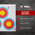 Morrell 100 Count 3 Spot Paper Target, 17 x 17 Inch Face, 100 Pound Cardstock - NFAA Official Archery Training & Long Range Practice Targets