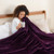 Berkshire Blanket Classic VelvetLoft® Solid Bed Blanket, King Size Bed Blanket, Lightweight Soft Fuzzy Plush Blanket for Bed and Couch, Eggplant Purple, 90x108 Inches