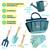 Gardening Set, Tool Kit, for Kids, STEM, Includes Tote Bag, Spade, Watering Can, Rake, Fork, Trowel and Gloves (Ocean Blue) Gardening Set, Tool Kit, for Kids, STEM, Includes Tote Bag, Spade, Watering Can, Rake, Fork, Trowel and Gloves (Ocean Blue)