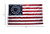 3x5 Ft Nylon Embroidered 35 Stars Union Historical USA American Flag