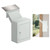 Pochar Through-The-Wall Drop Box with Rainproof Cover | Heavy Duty Through Wall Mailbox with 10-Inch Adjustable Chute | Rainproof Locking Drop Safe for Mail, Rent, Checks, Cash, and Keys(White) Pochar Through-The-Wall Drop Box with Rainproof Cover | Heavy Duty Through Wall Mailbox with 10-Inch Adjustable Chute | Rainproof Locking Drop Safe for Mail, Rent, Checks, Cash, and Keys(White)