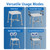 Drseats Ultra Wide Shower Chair with Armrests, Bath Bench, Bariatric Medical Safety Chairs, FSA/HSA 500 lb., Heavy Duty, Height-Adjustable for Elderly, Adults, Handicapped, and Disabled Drseats Ultra Wide Shower Chair with Armrests, Bath Bench, Bariatric Medical Safety Chairs, FSA/HSA 500 lb., Heavy Duty, Height-Adjustable for Elderly, Adults, Handicapped, and Disabled