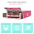Elegant Lashes Trio Flare - SHORT Black Individual Lashes (Double Pack - 2 Trays)