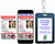 Just 4 Paws Custom Service Dog ID Card with QR Code and Optional Holograph | Registration to U S Service Dogs Registry Plus ID Holder & Digital ID - Portrait Style