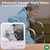 Smart Caregiver Video Monitor for Elderly Care and Caregivers, Portable, Rechargeable, Infrared Night Vision, Secure Connection, No WiFi