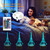 FULLOSUN Eiffel Tower Nightlight 3D Illusion Lamp Visual Bedroom Decoration LED Lamp with Remote Control 16 Color Changing Paris Fashion Style Acrylic Gifts for Birthday Xmas