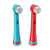 Brusheez Electronic Toothbrush Replacement Brush Heads 2 Pack (Pepper The Dinosaur)