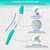 wefaner Toilet Aids Wiping Long Reach （2 Pack） Comfort Wipe Wand Bottom Buddy Toilet Self Tissue Aids for Toileting, Self Help Wipe Butt for Fat People，Limited Mobility,Elderly, Pregnancy,with hooks.