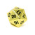 Massive! Solid Metal Jumbo 35mm d20 Spin Down Life Counter Dice Die Bright Gold MTG