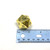 Massive! Solid Metal Jumbo 35mm d20 Spin Down Life Counter Dice Die Bright Gold MTG