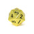 Massive! Solid Metal Jumbo 35mm d20 Spin Down Life Counter Dice Die Bright Gold MTG