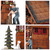Kintrot Cuckoo Clock Traditional Black Forest Clock Antique Wooden Pendulum Quartz Wall Clock
