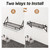 KES 30-Inch Kitchen Pan Pot Rack Wall Mounted Hanging Storage Organizer Wall Shelf with Hooks Matte Black, KUR215S75A-BK-1769274855