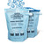 2 Large Leakproof Ice Bags. The Original Reusable Ice Pack for Coolers - Drop in Cubed Ice & Make Cold, Dry Freezer Packs for Coolers - Drink Your ice When it Melts.