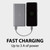 Moshi Integra™ USB-C to USB-A Charge Cable 0.8 ft (0.25 m), 3A Fast-Charging, 10,000 Bend Cycles Durability