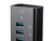 Monoprice Powered USB 3.0 Hub - 13-Port, Heavy Duty Aluminum, 5Gbps, Plug-n-Play with AC Adapter, 2.4 Amps Charging Ports, Black-1769276354
