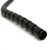 Electriduct 3 Inch Heavy Duty Spiral Wrap HDPE Flexible Plastic Cable Sleeve Hose Protector 5 Feet - Black