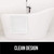 GORILLA GRIP Patented Bath Tub Shower Mat, 2 Pack, Machine Washable Bathtub Floor Liner Mats, Suction Cups and Drain Holes to Keep Tubs Clean, Soft on Feet, Bathroom Essentials, 35x16 Inch, Clear