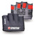 Franklin Sports Spartan Race Minimalist Traditional OCR Glove Pair, Grey/Red - Adult X-Small