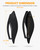 PBYMT Side Wings Air Deflectors, Fairing Side Wing Windshield, Black Adjustable Wind Deflectors Compatible for 2014-2024 Harley Electra Glide Street Glide Tri Glide Ultra Limited Fairing Side Shield