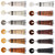 SEISSO Wood Repair Kit Touch up Paint Restore Any Wooden Furniture Stain, 12 Colors Cover Surface Scratch for Wooden Floor Table, Filler Furniture Paint Oak, Cabinet, Door, Veneer, Walnut